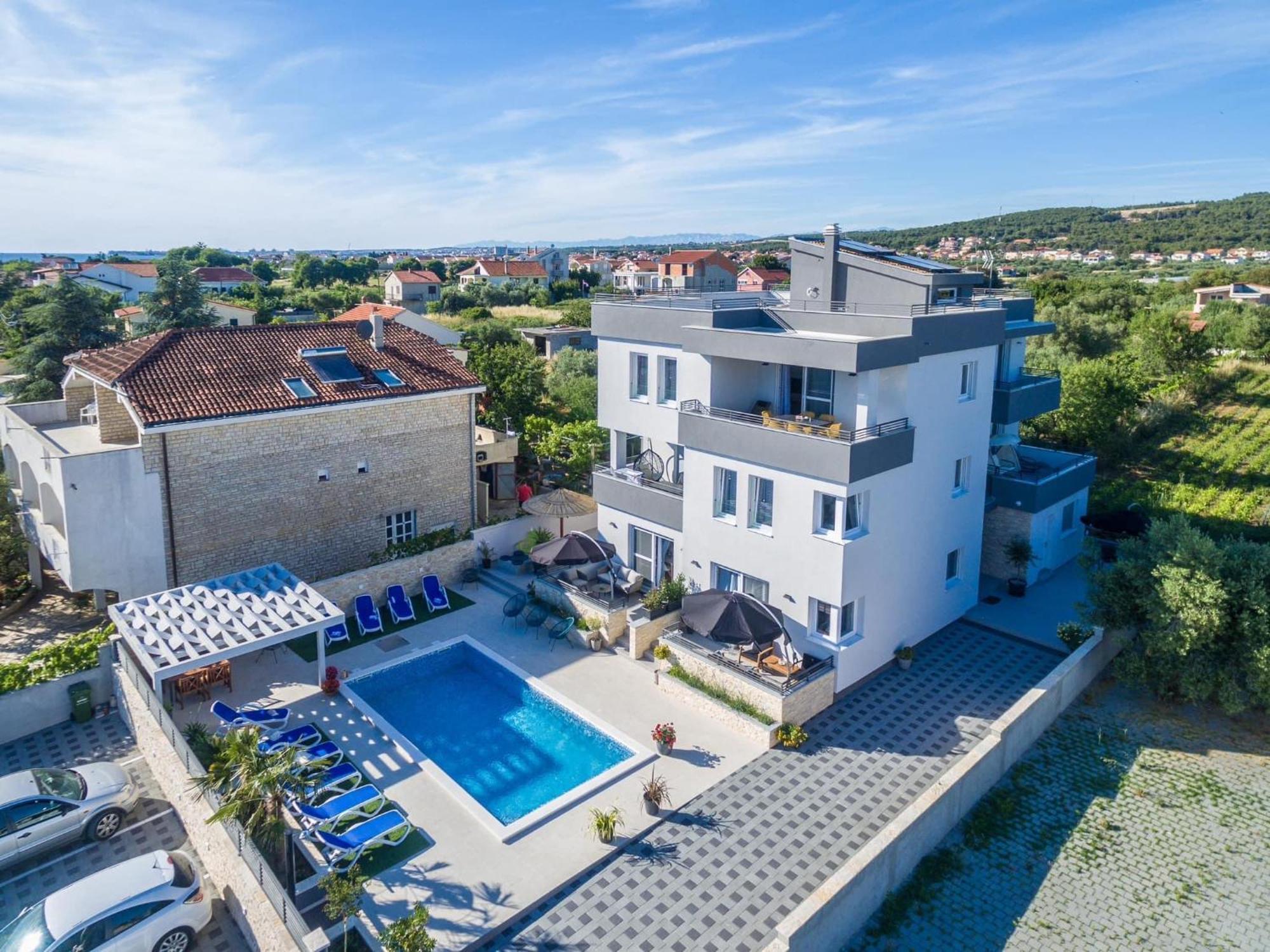 Luxury Home Polo Bibinje Exteriér fotografie